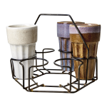 Mokkenrek metaal grijs